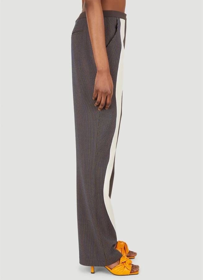 Ahluwalia Expressieve Tailored Broek Brown Dames