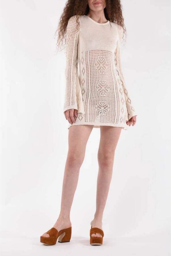 Akep Knitted Dresses Wit Dames