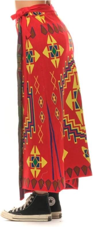 Akep Maxi Skirts Rood Dames
