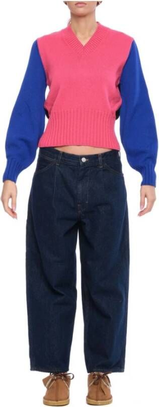 Akep V-neck Knitwear Meerkleurig Dames