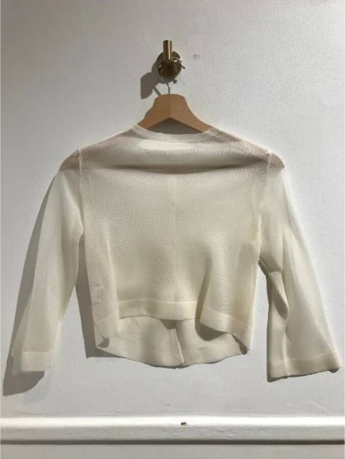 Alaïa Pre-owned Silk tops Beige Dames