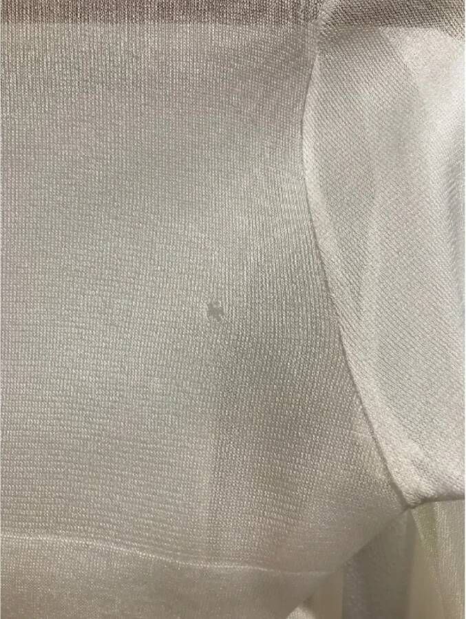 Alaïa Pre-owned Silk tops Beige Dames