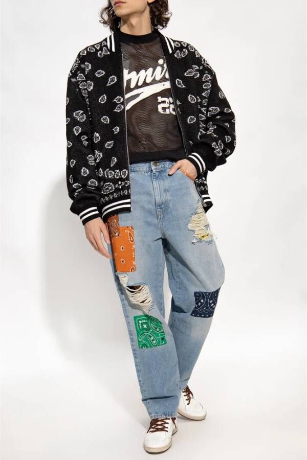 Alanui Jeans met patchwork Blauw - Foto 8
