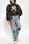 Alanui Jeans met patchwork Blauw - Thumbnail 8