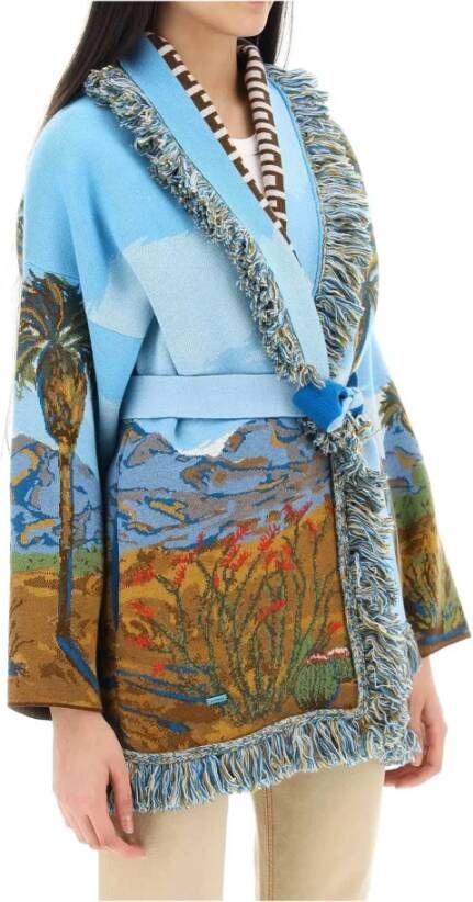 Alanui Intarsia vest Blauw - Foto 4