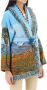 Alanui Intarsia vest Blauw - Thumbnail 4