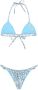 Alessandra Rich Gedrukte polyester mix bikini Blauw Dames - Thumbnail 2