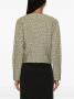 Alessandra Rich Geel Zwart Sequin Tweed Jas Gray Dames - Thumbnail 1