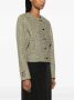 Alessandra Rich Geel Zwart Sequin Tweed Jas Gray Dames - Thumbnail 2