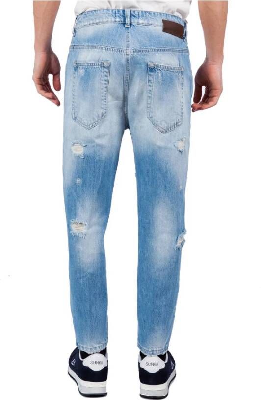 Alessandro Dell'Acqua Slim-fit Jeans Blauw Heren