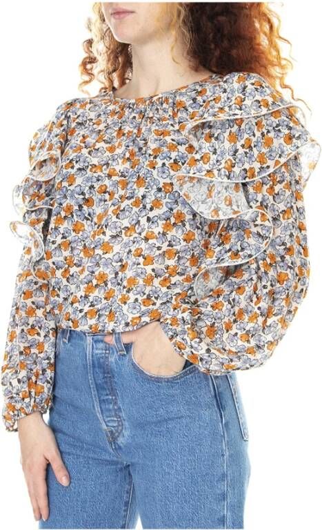 Alessia Santi Blouses Blauw Dames