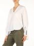 Alessia Santi Lange Mouw Blouse White Dames - Thumbnail 2