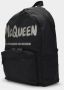 Alexander mcqueen Graffiti Print Metropolitan Rugzak Black Heren - Thumbnail 2