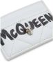 Alexander mcqueen Gewatteerde Logo Kaarthouder White Dames - Thumbnail 2