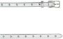 Alexander mcqueen Luxe Riem voor Vrouwen Grijs Dames - Thumbnail 2