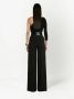 Alexander mcqueen Zwart Gedrapeerd Schouder Body Zwart Dames - Thumbnail 2