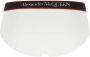 Alexander mcqueen Moderne Comfort Witte Stretch Katoenen Slip White - Thumbnail 3
