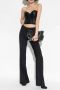 Alexander mcqueen Broek met zijstreep Zwart Dames - Thumbnail 2