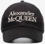 Alexander mcqueen Geborduurde Logo Baseballpet Zwart Black Heren - Thumbnail 2