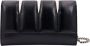 Alexander mcqueen The Slash Leren Clutch Zwart Dames - Thumbnail 2