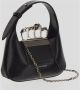 Alexander mcqueen Acries Crossbody Tas voor Vrouwen Zwart Dames - Thumbnail 2