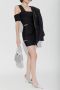 Alexander mcqueen Mini Jurk met One-Shoulder en Cut-Out Detail Black Dames - Thumbnail 2