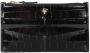 Alexander mcqueen Plat Ritsportemonnee met Metalen Schedel Applicatie Zwart Dames - Thumbnail 2