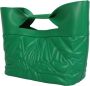 Alexander mcqueen Groene Gewatteerde Tas met Geborduurd Logo Green Dames - Thumbnail 2