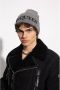 Alexander mcqueen Grijze Cashmere Beanie Hoed Geborduurd Logo Gray Heren - Thumbnail 2