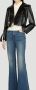 Alexander mcqueen Leren jas Black Dames - Thumbnail 2