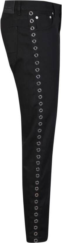 alexander mcqueen Zwarte Jeans met Stijlvolle Details Zwart Heren