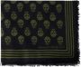 Alexander mcqueen Katoenen sjaals Noir Zwart Black Dames - Thumbnail 2