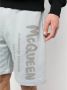 Alexander mcqueen Grijze Jersey Fleece Shorts met Logo Print Grijs Heren - Thumbnail 2