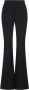 Alexander mcqueen Zwarte Wollen Flared Broek Zwart Dames - Thumbnail 2