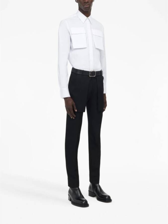 alexander mcqueen Zwarte Broek met Stijl Model Naam Zwart Heren