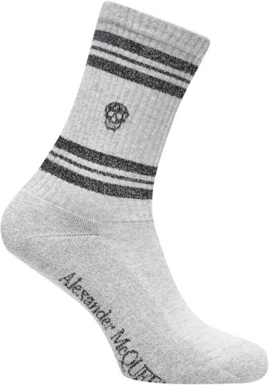 alexander mcqueen Logo Socks Grijs Dames