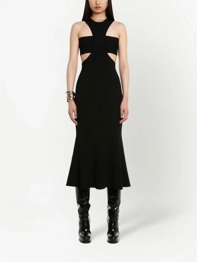 alexander mcqueen Maxi Dresses Zwart Dames