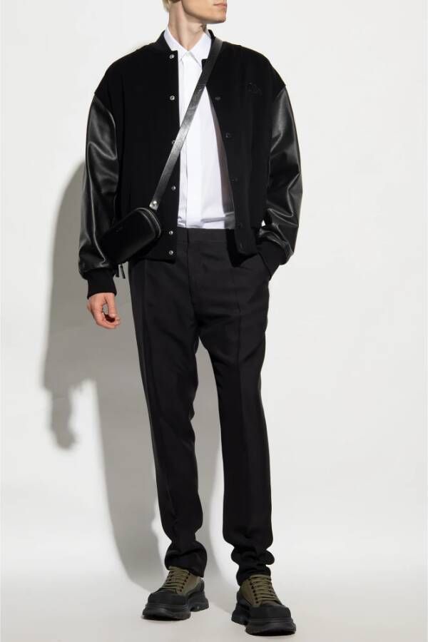 alexander mcqueen Plooivoorpantalon Zwart Heren