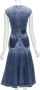 Alexander McQueen Pre-owned Denim dresses Blue Dames - Thumbnail 4