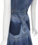 Alexander McQueen Pre-owned Denim dresses Blue Dames - Thumbnail 8