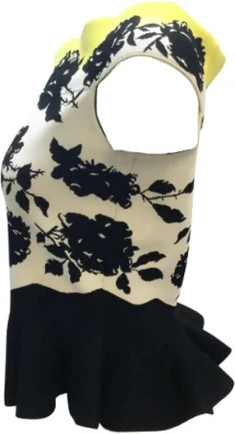 Alexander McQueen Pre-owned Fabric tops Geel Dames