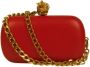 Alexander McQueen Pre-owned Leather clutches Rood Dames - Thumbnail 2