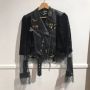 Alexander McQueen Pre-owned Leather outerwear Zwart Dames - Thumbnail 2