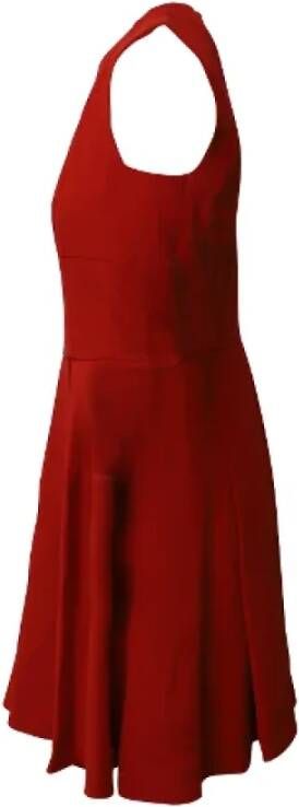 Alexander McQueen Pre-owned Acetate dresses Rood Dames