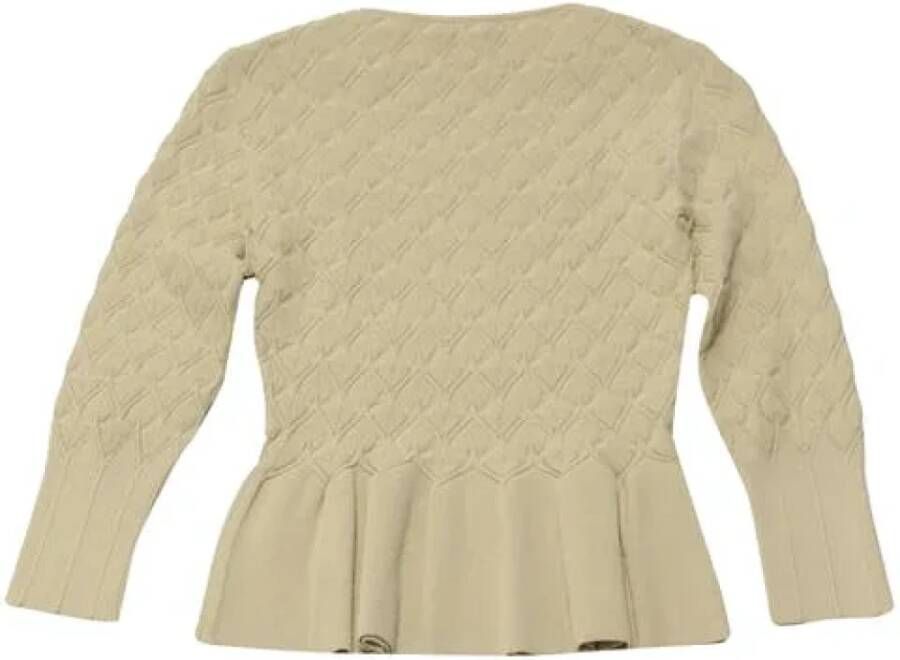 Alexander McQueen Pre-owned Fabric tops Beige Dames