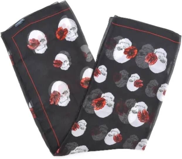 Alexander McQueen Pre-owned Silk scarves Meerkleurig Dames