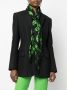 Alexander mcqueen Zwarte Schedel Sjaal met Franjes Zwart Dames - Thumbnail 2