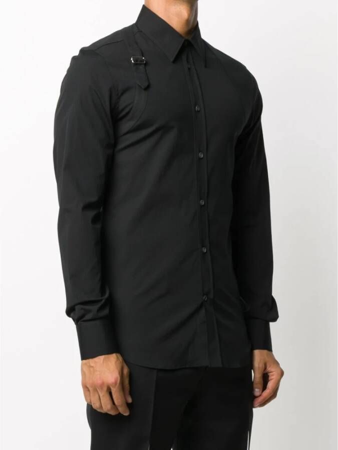 alexander mcqueen Normaal Overhemd Zwart Heren
