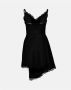 Alexander mcqueen Asymmetrische kleding Grootte: 38 Presta -kleur: zwart Dames - Thumbnail 2