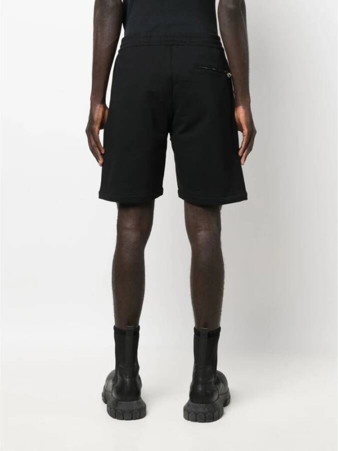 alexander mcqueen Casual shorts met bedrukt logo Zwart Heren
